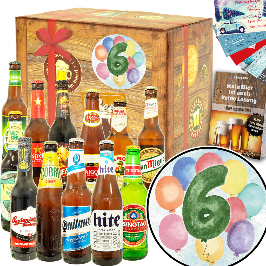Jubiläum 6 | 12 Spezialitäten Bier aus aller Welt | Bierset