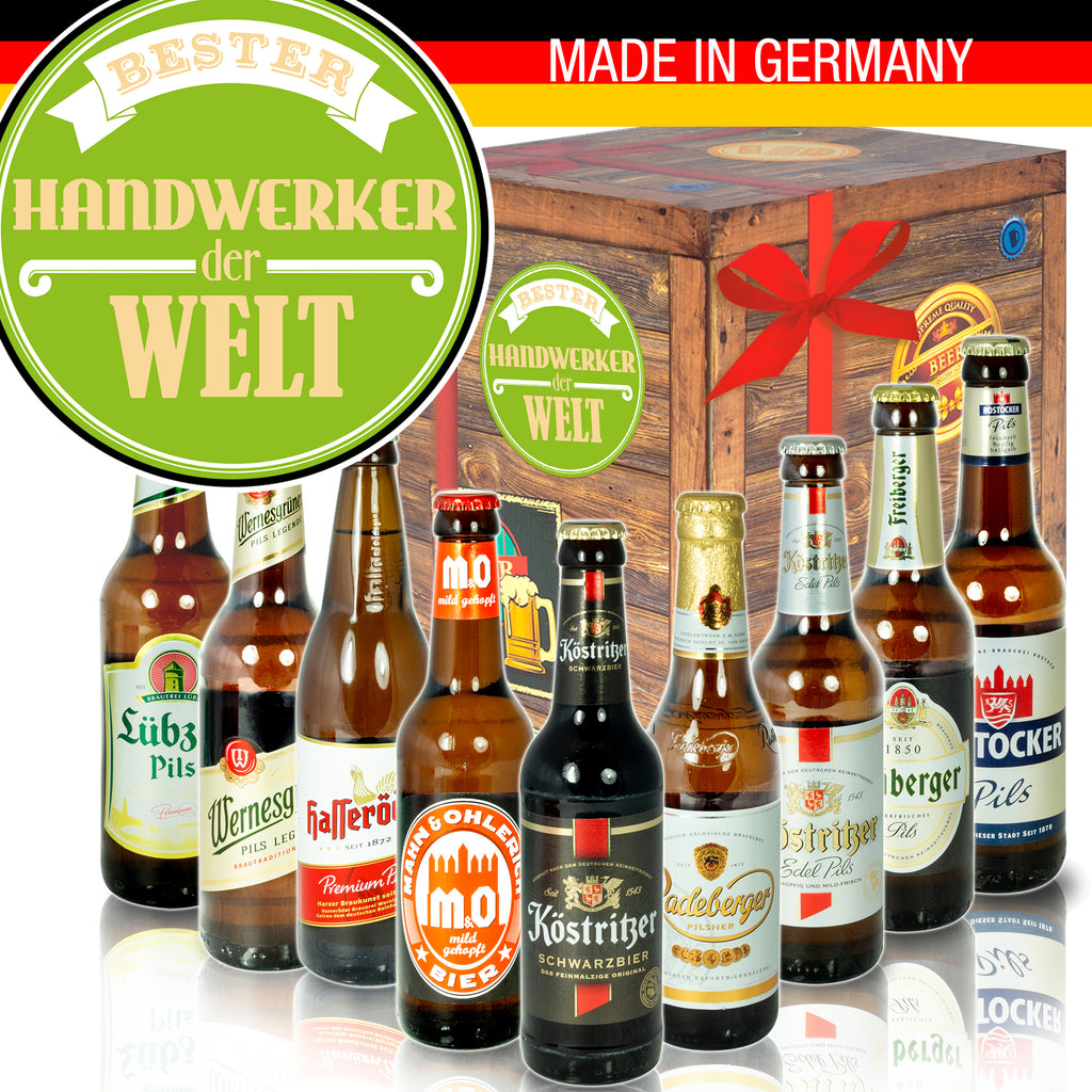 Bester Handwerker | 9x Ostdeutsche Biere | Box