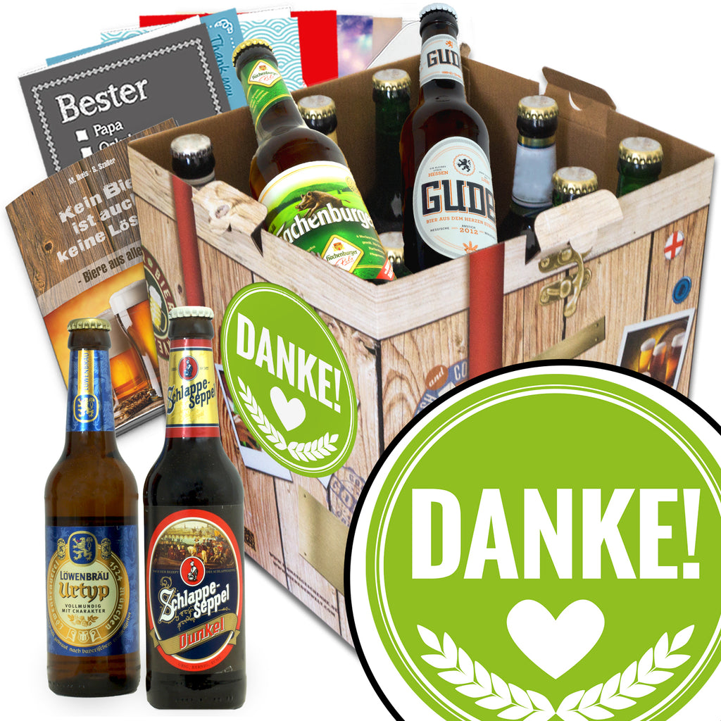 Danke | 9x Biere aus Deutschland | Bier Geschenk