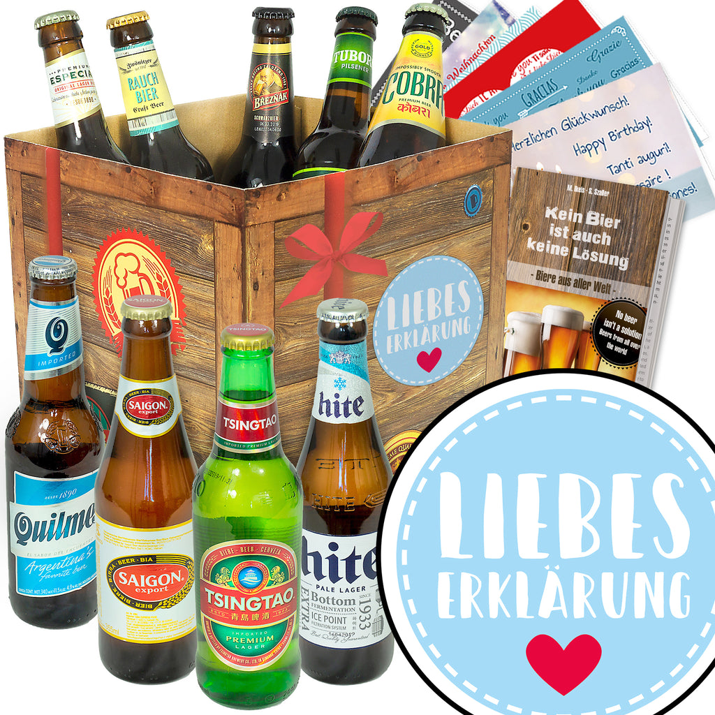 Liebeserklärung | 9 Länder Bier Weltreise | Präsent