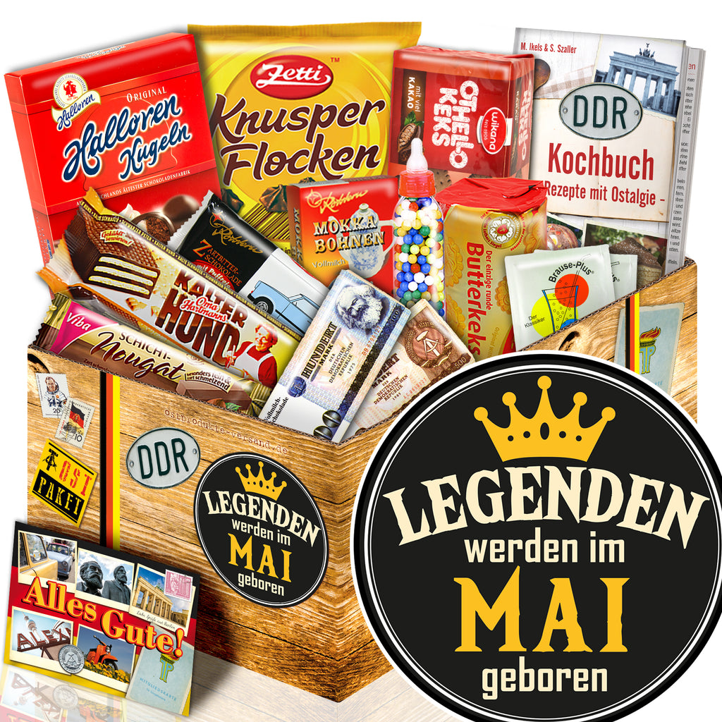 Legenden werden im Mai geboren - Süßigkeiten Set DDR L