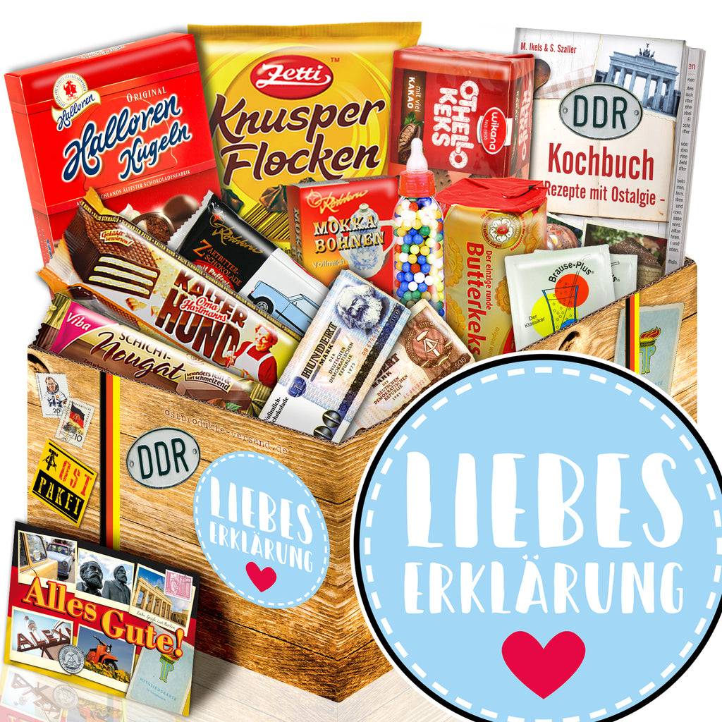 Liebeserklärung - Süßigkeiten Set DDR L