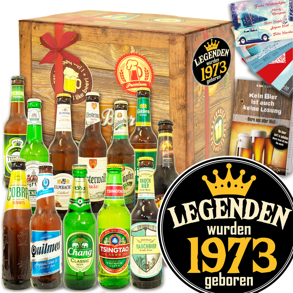 Legenden 1973 | 12x Bier Deutschland und Welt | Bierset