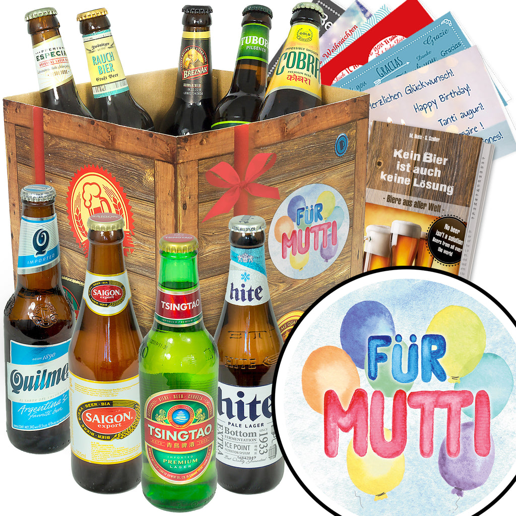 Für Mutti | 9 Flaschen Bierweltreise | Präsent
