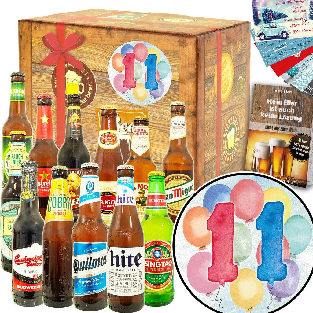 Hochzeitstag11 | 12 Spezialitäten Biere der Welt | Geschenkpaket