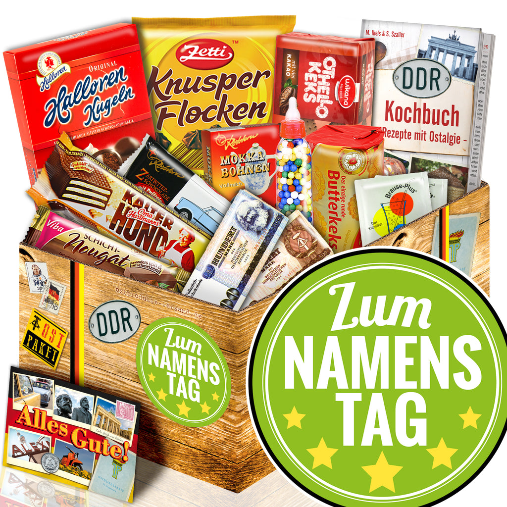 Zum Namenstag - Süßigkeiten Set DDR L
