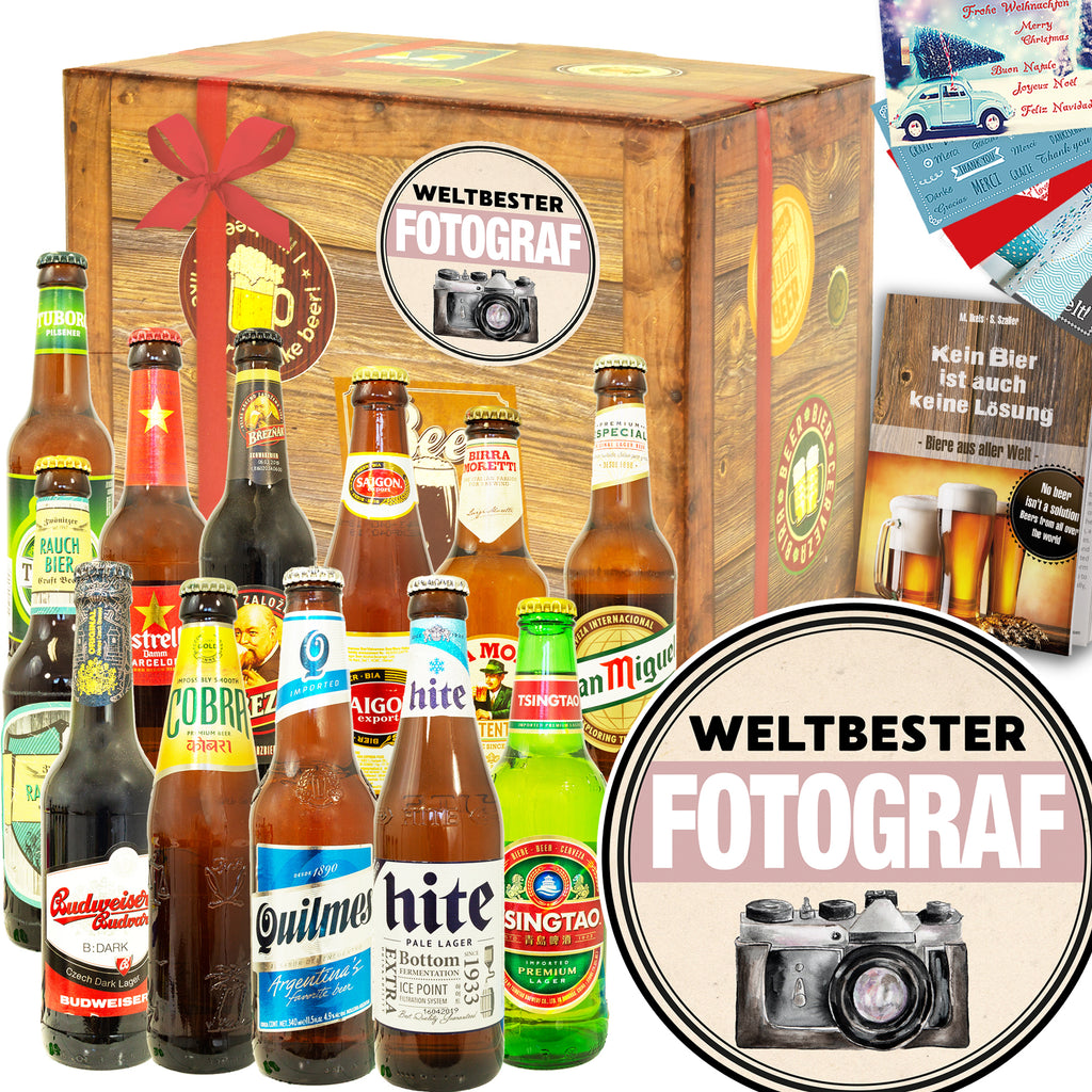 Weltbester Fotograf | 12 Länder Bier aus aller Welt | Probierpaket