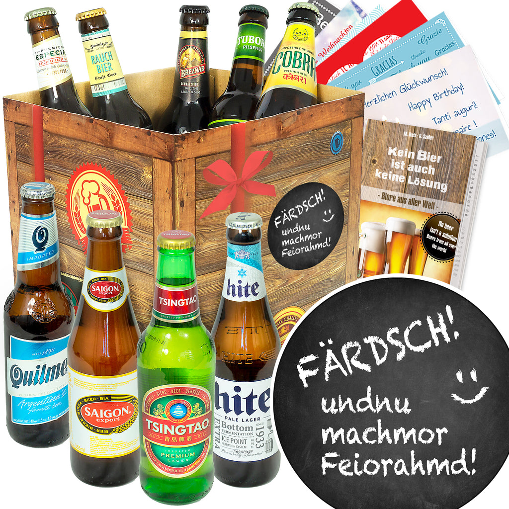 Feiorahmd | 9 Länder Bier Weltreise | Biergeschenk