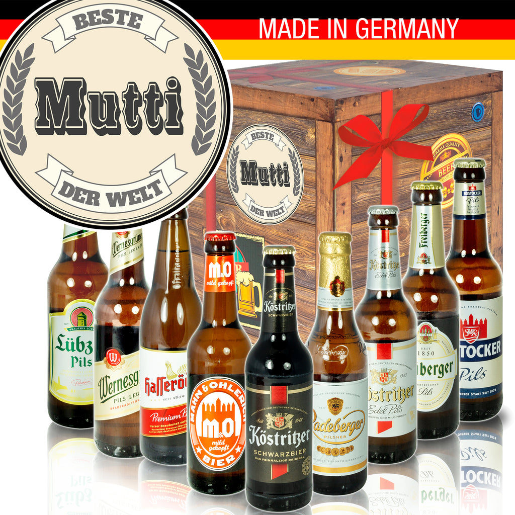 Beste Mutti | 9 Biersorten Biere aus Ostdeutschland | Geschenkidee
