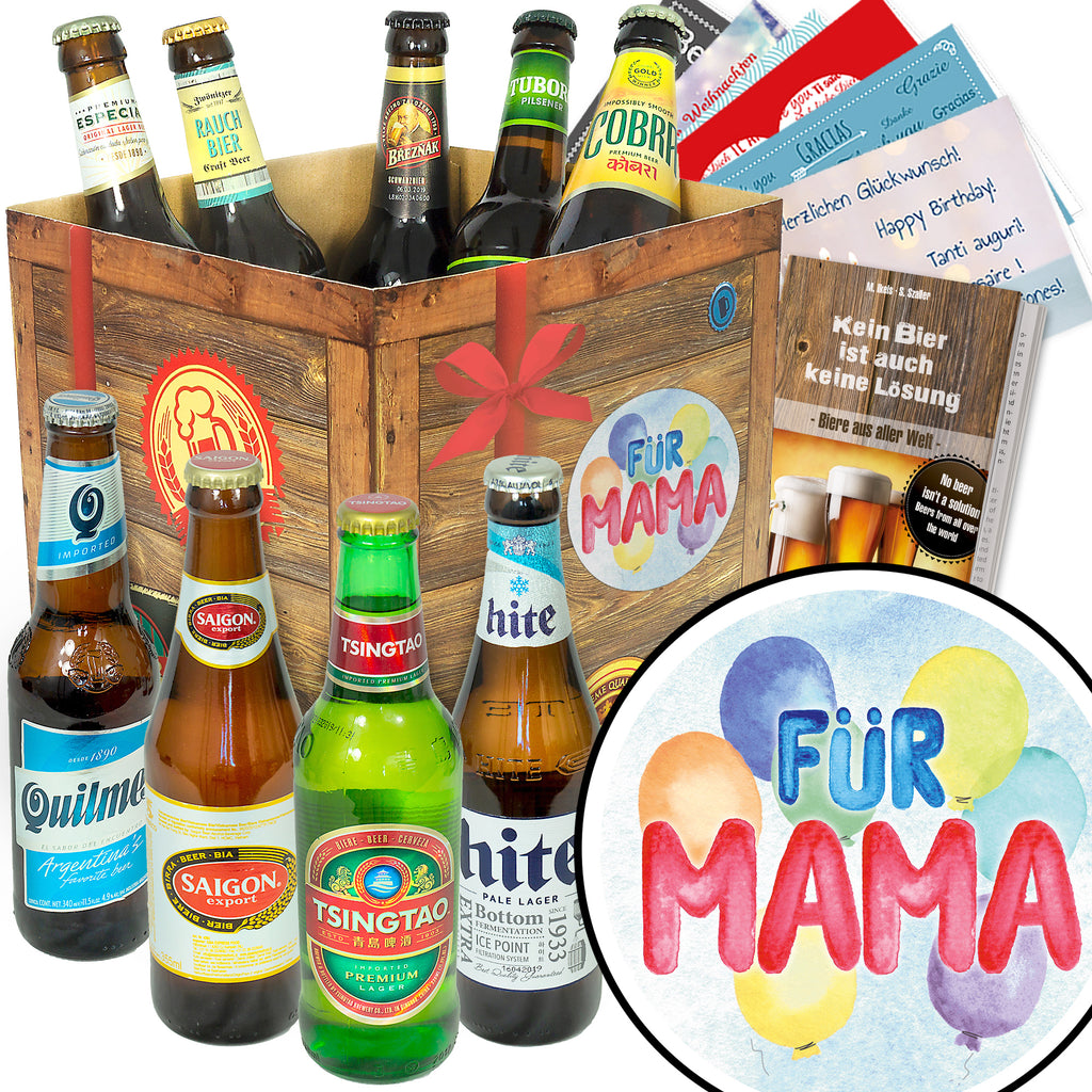 Für Mama | 9 Länder Biere der Welt | Geschenkset